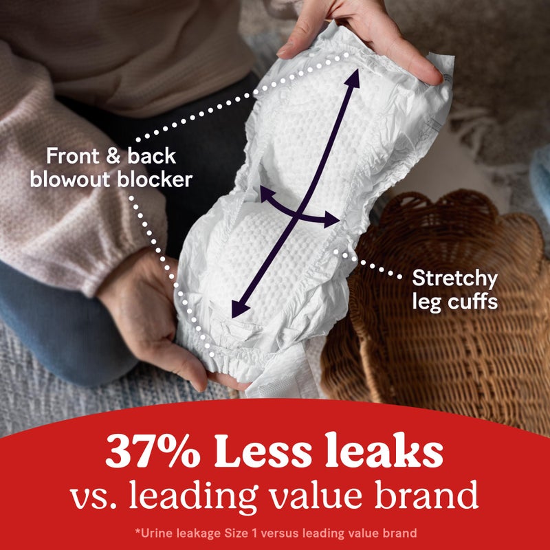 Huggies Size 2 Diapers, Little Snugglers Baby Diapers, Size 2 (12-18 lbs), 84 Count, Packaging May Vary - Image 4